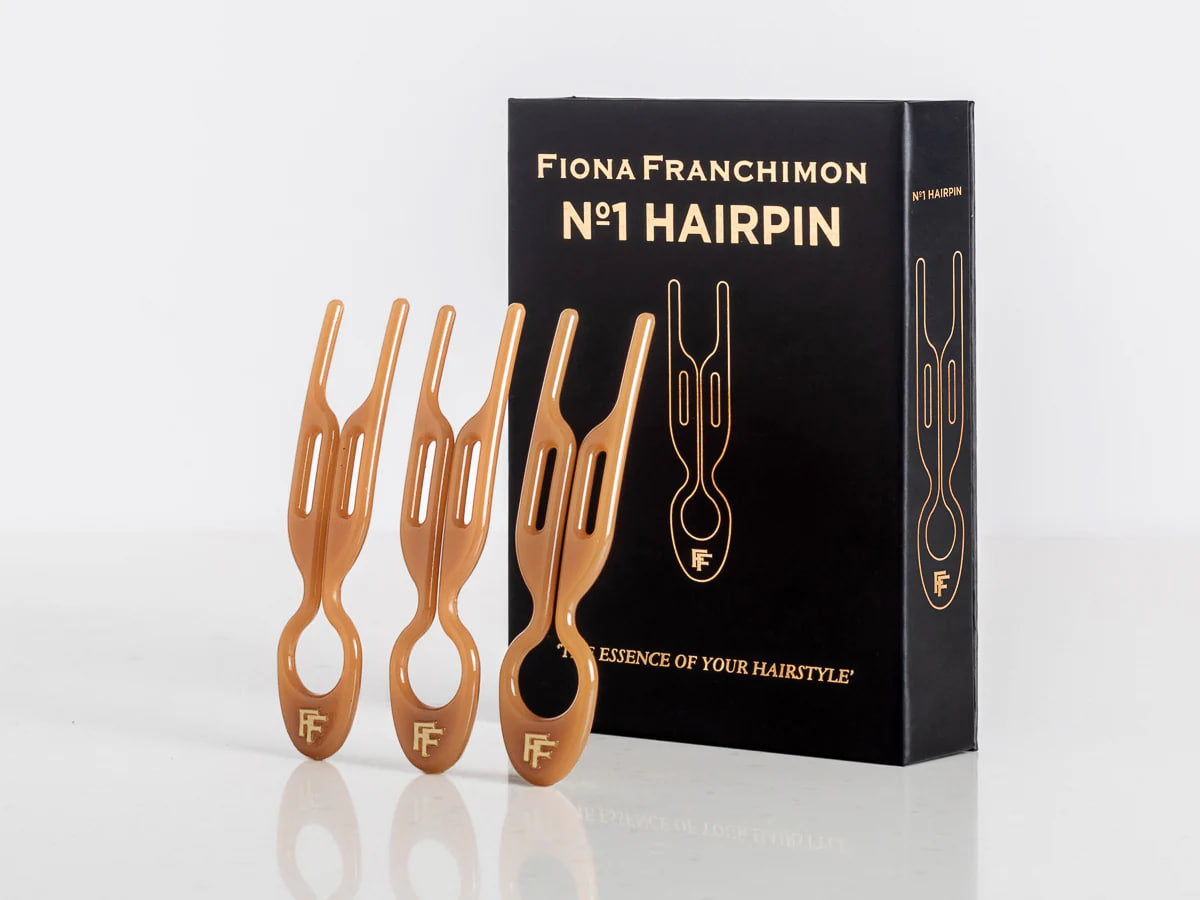 Fiona Franchimon Hairpin Smooth Caramel - Шпильки No1 (Карамельні, 3шт)